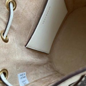 Tory Burch T Monogram Perforated Bucket Bag